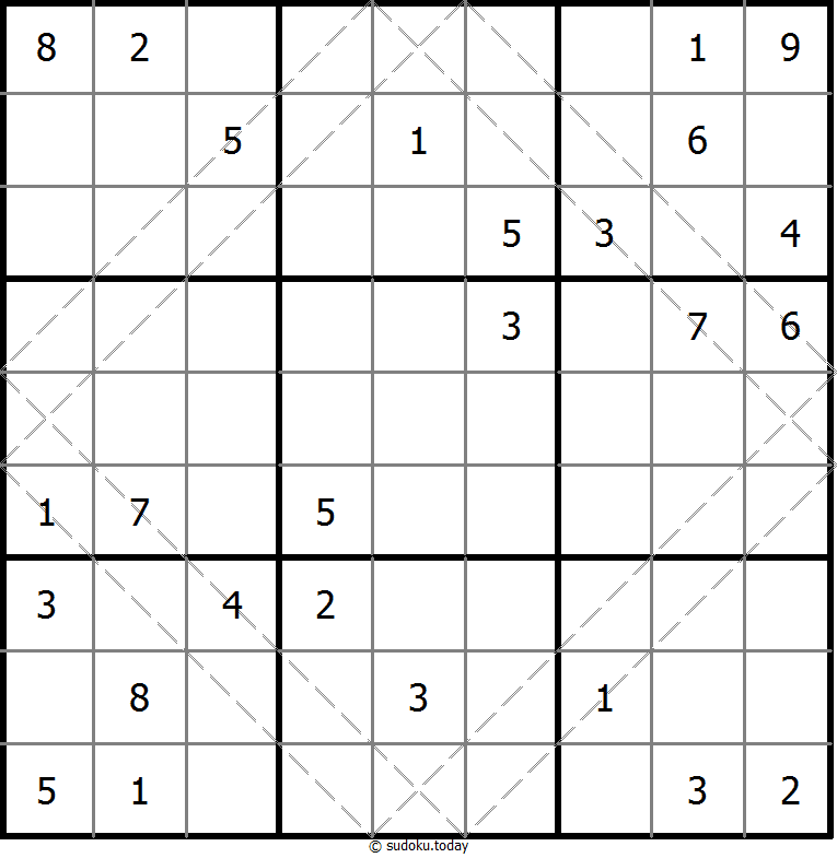 多对角线数独 #10651