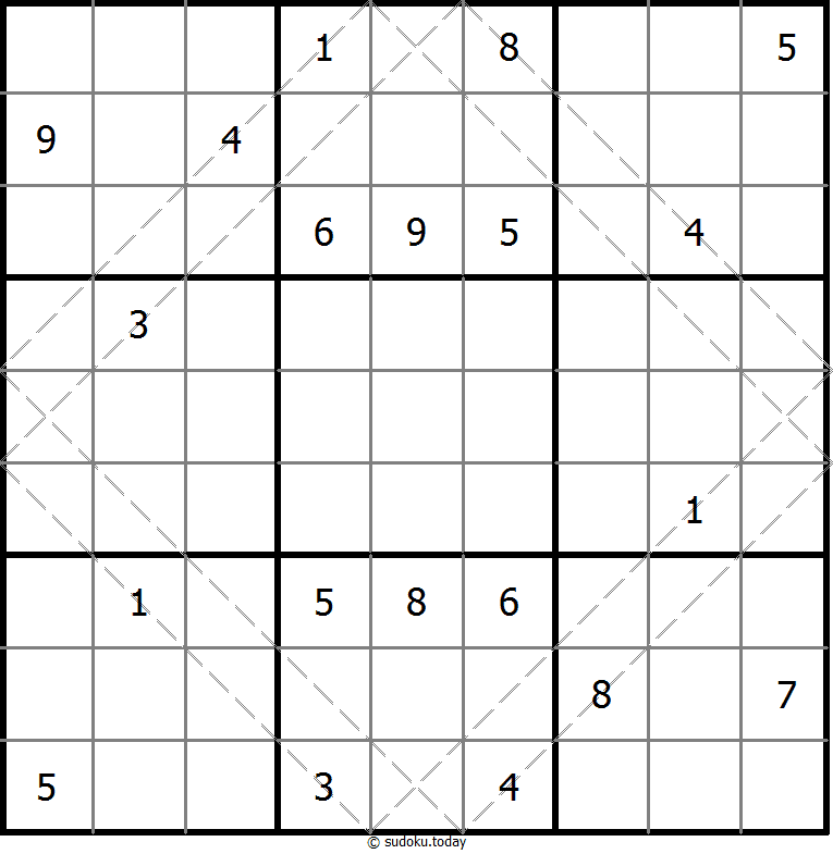 多对角线数独 #10653