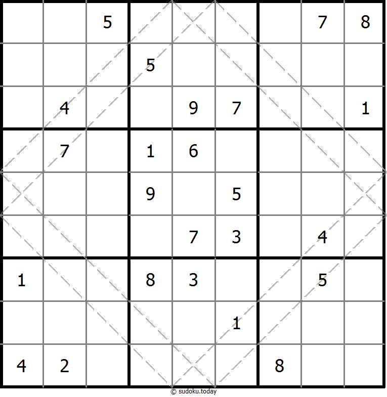 多对角线数独 #10654