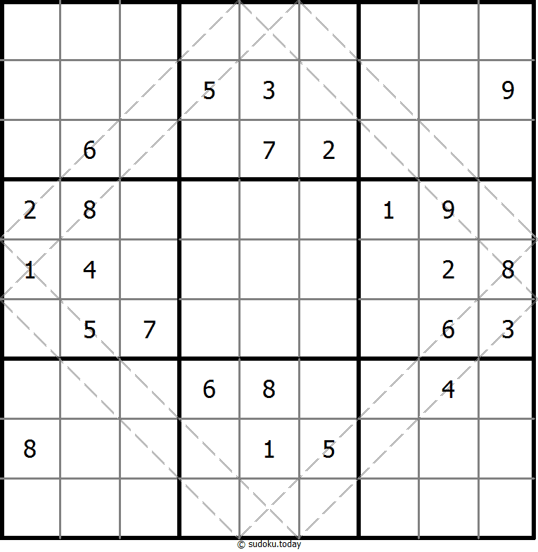 多对角线数独 #10656