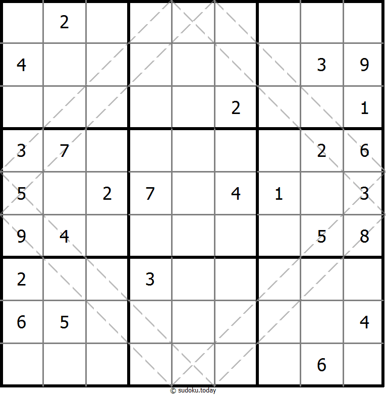 多对角线数独 #10659