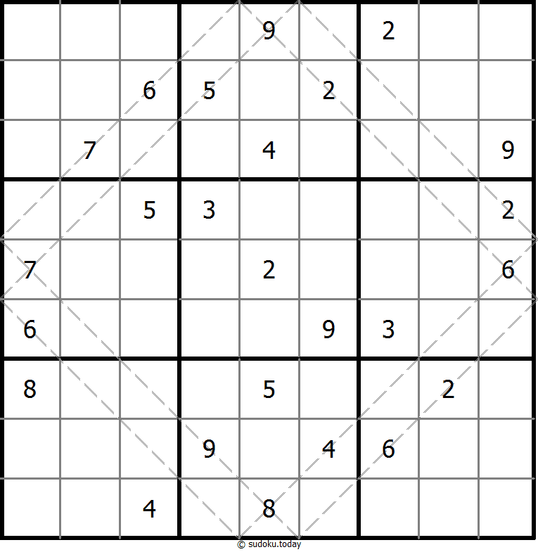 多对角线数独 #10660