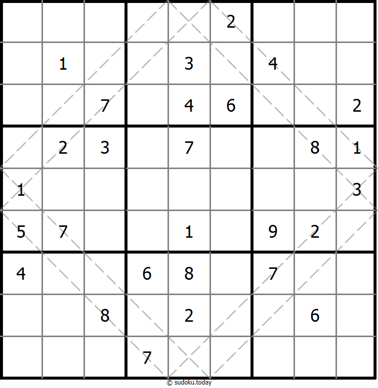 多对角线数独 #10662