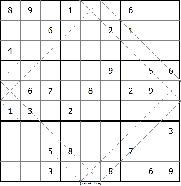 多对角线数独 #10669