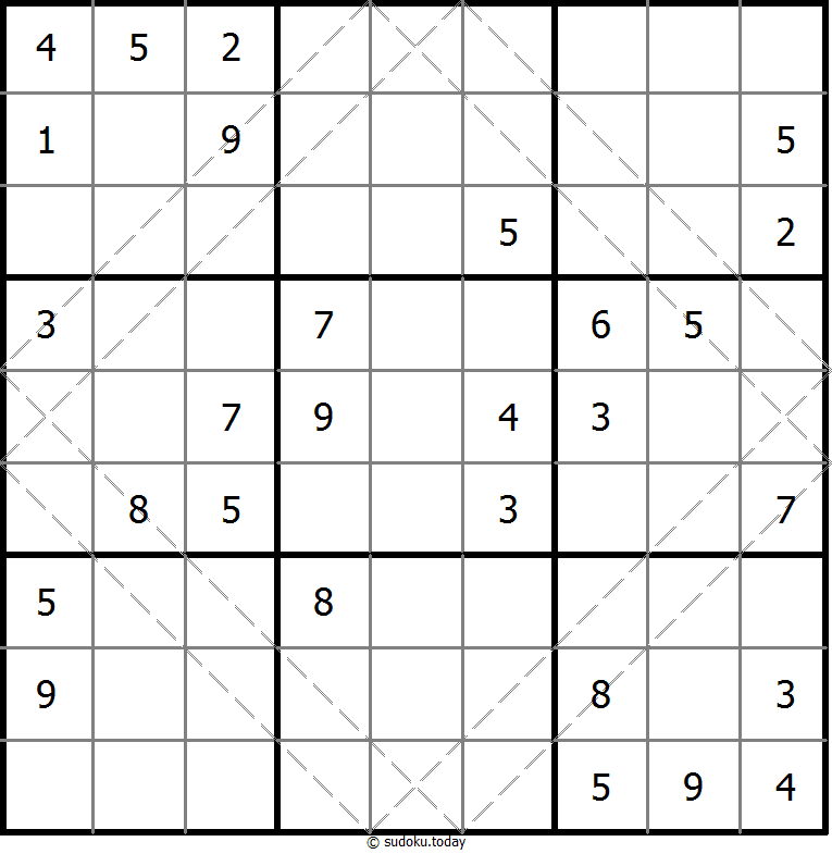 多对角线数独 #10679