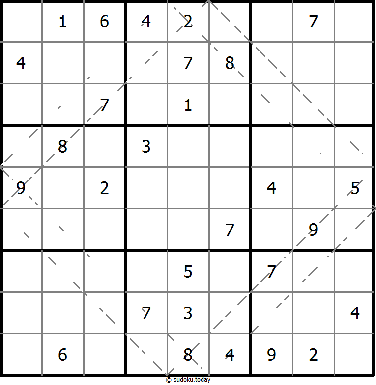 多对角线数独 #10691