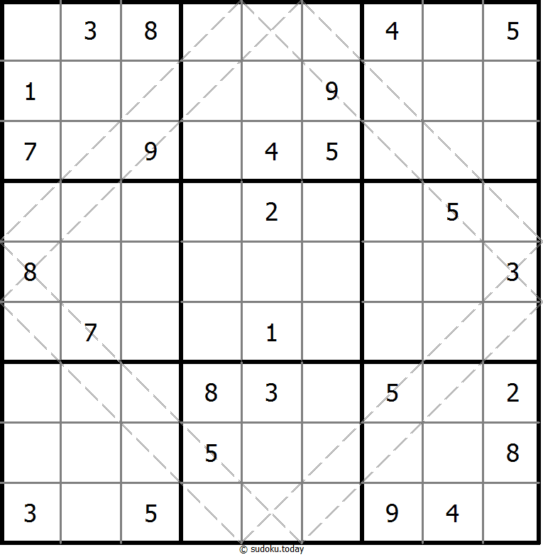 多对角线数独 #10706