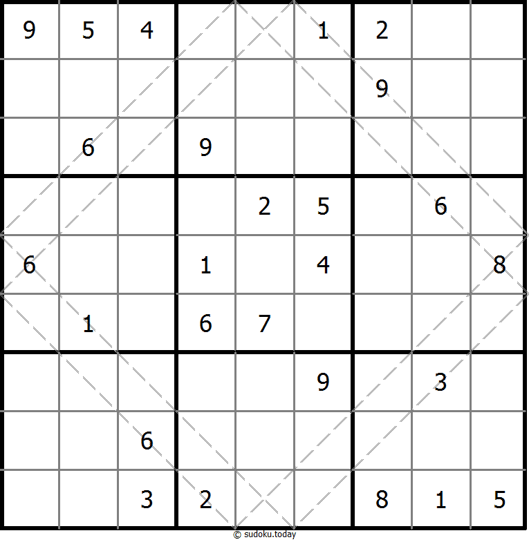 多对角线数独 #10723
