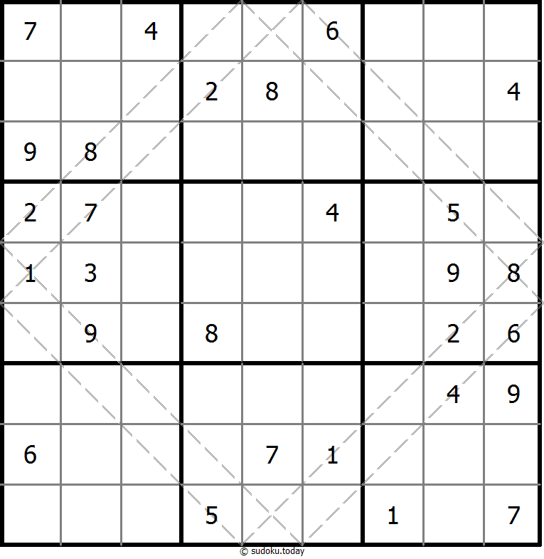 多对角线数独 #10729