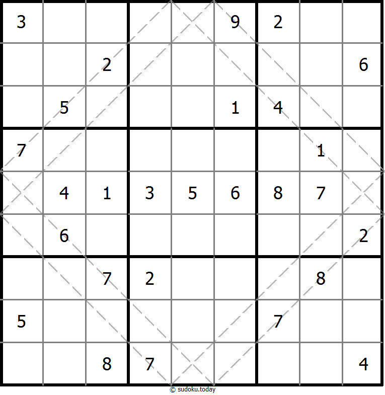 多对角线数独 #10755