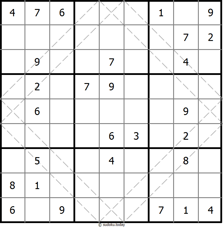 多对角线数独 #10757