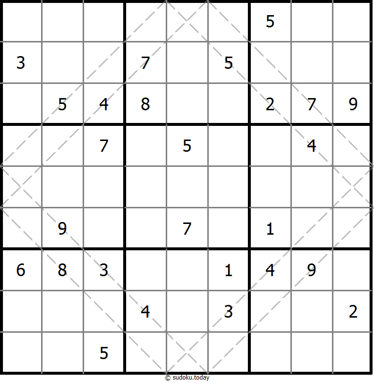 多对角线数独 #10760