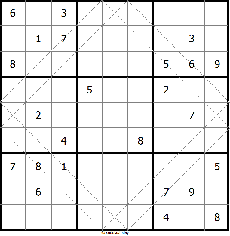 多对角线数独 #10762
