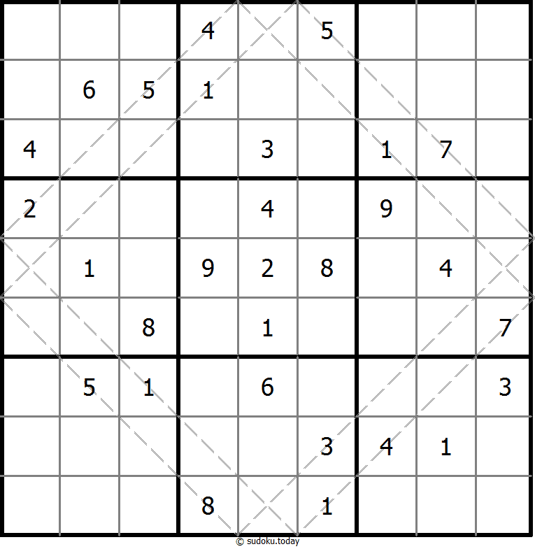 多对角线数独 #10765