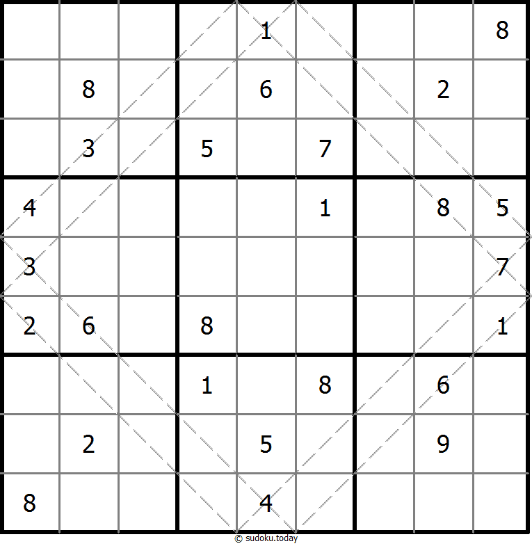 多对角线数独 #10769