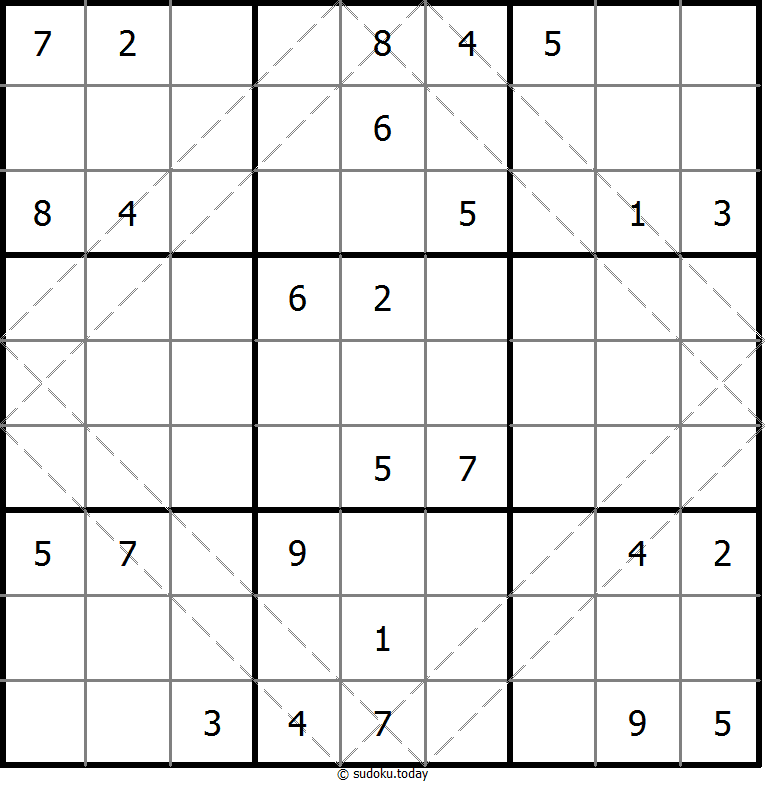 多对角线数独 #10779