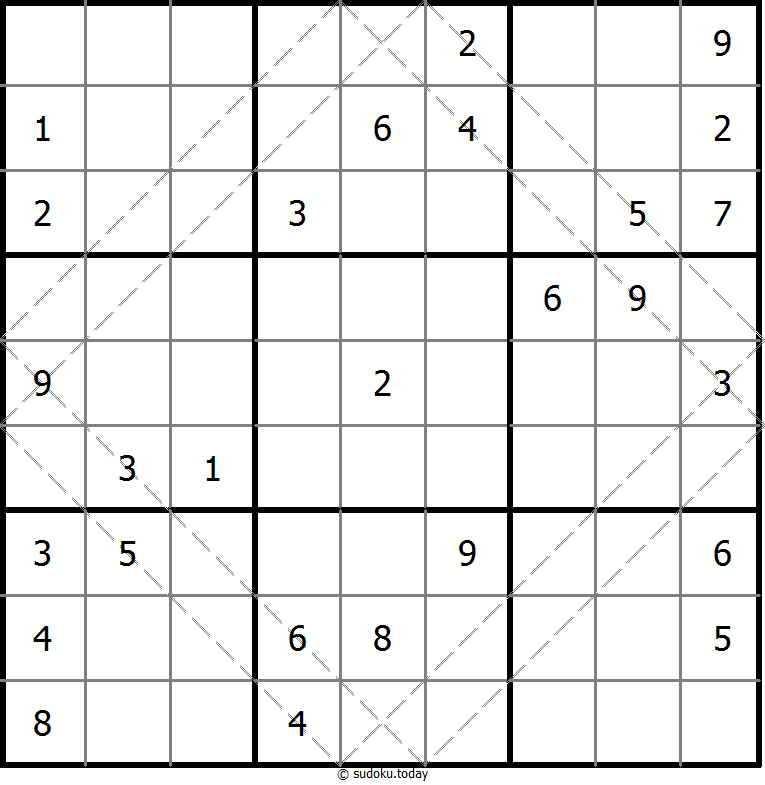 多对角线数独 #10788