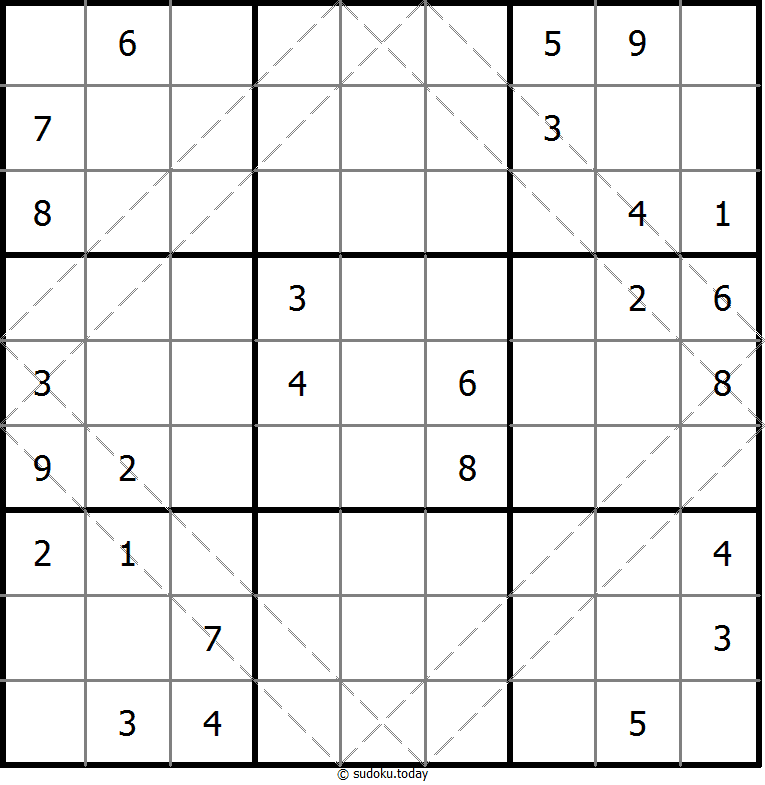 多对角线数独 #10793
