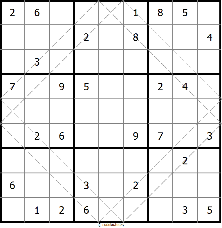 多对角线数独 #10816