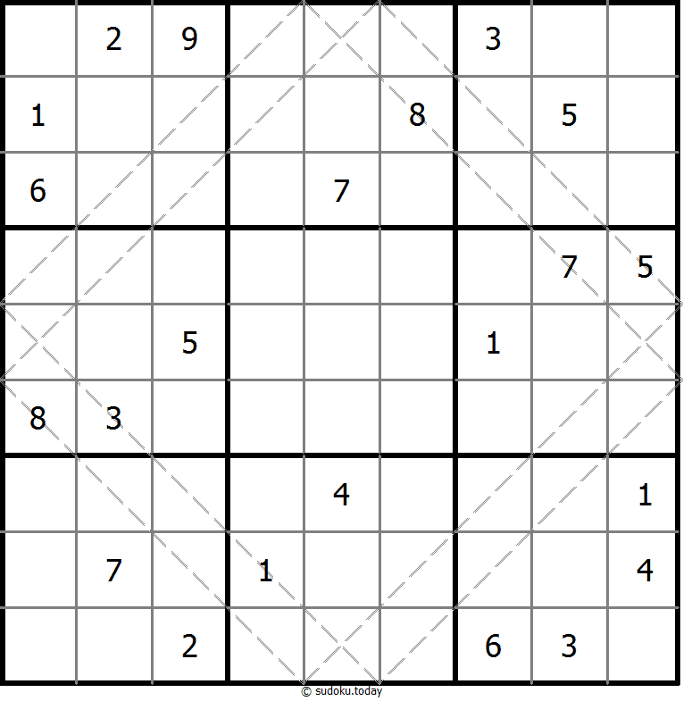 多对角线数独 #10823