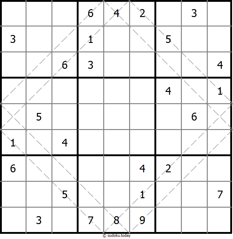 多对角线数独 #20519