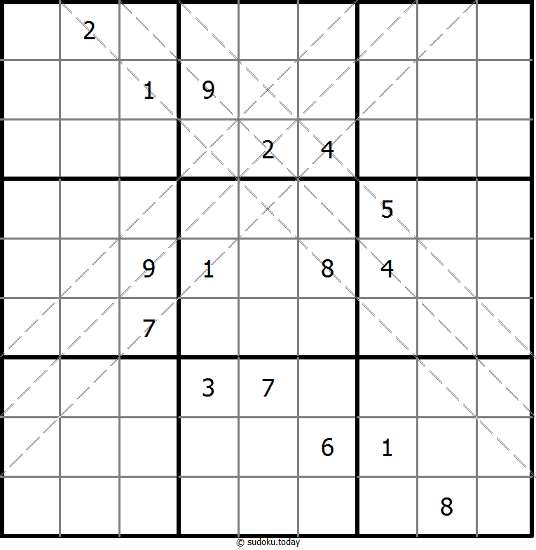 多对角线数独 #10840