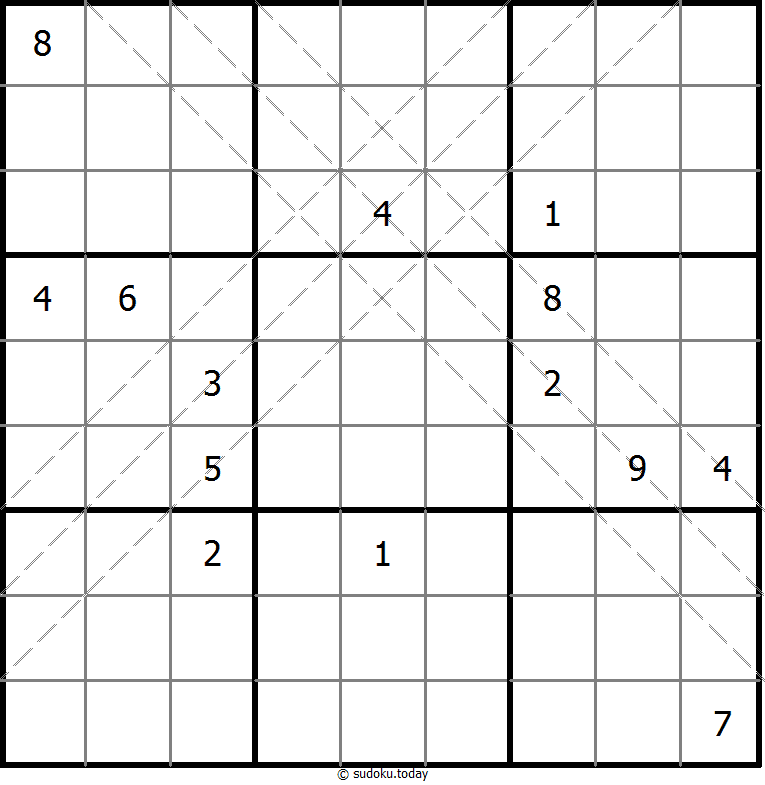 多对角线数独 #10847