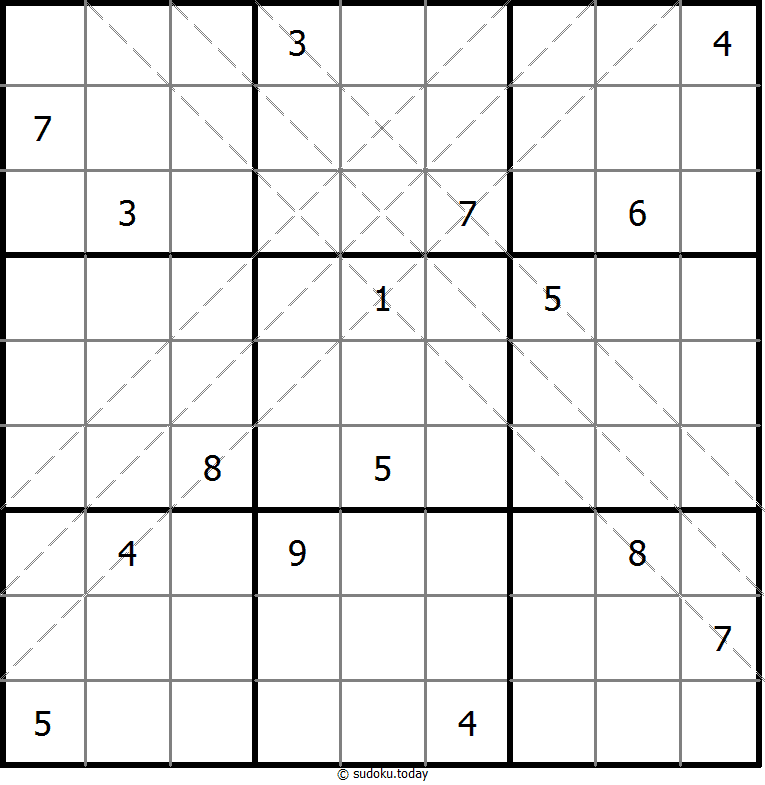 多对角线数独 #10853