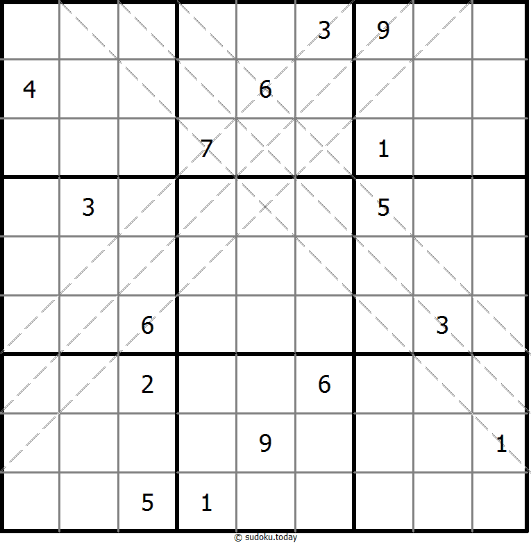 多对角线数独 #10865