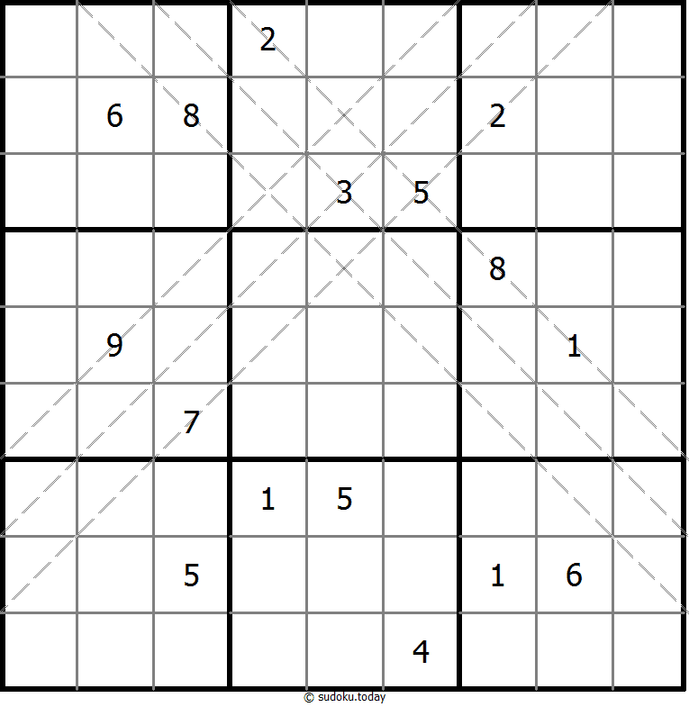 多对角线数独 #10876