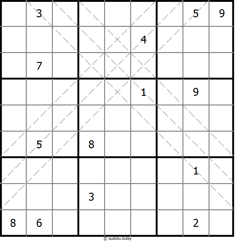 多对角线数独 #10877