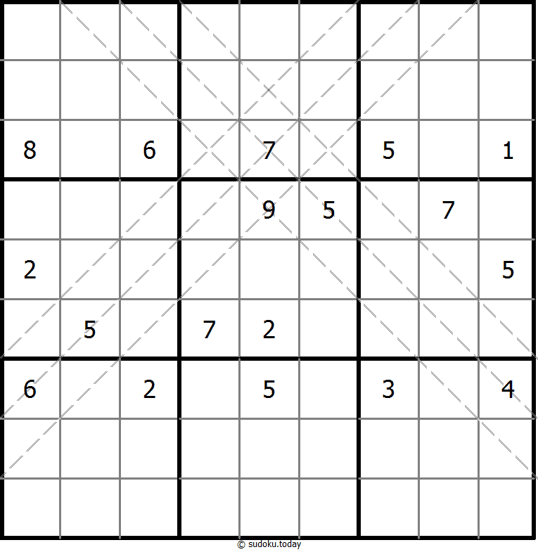 多对角线数独 #10879