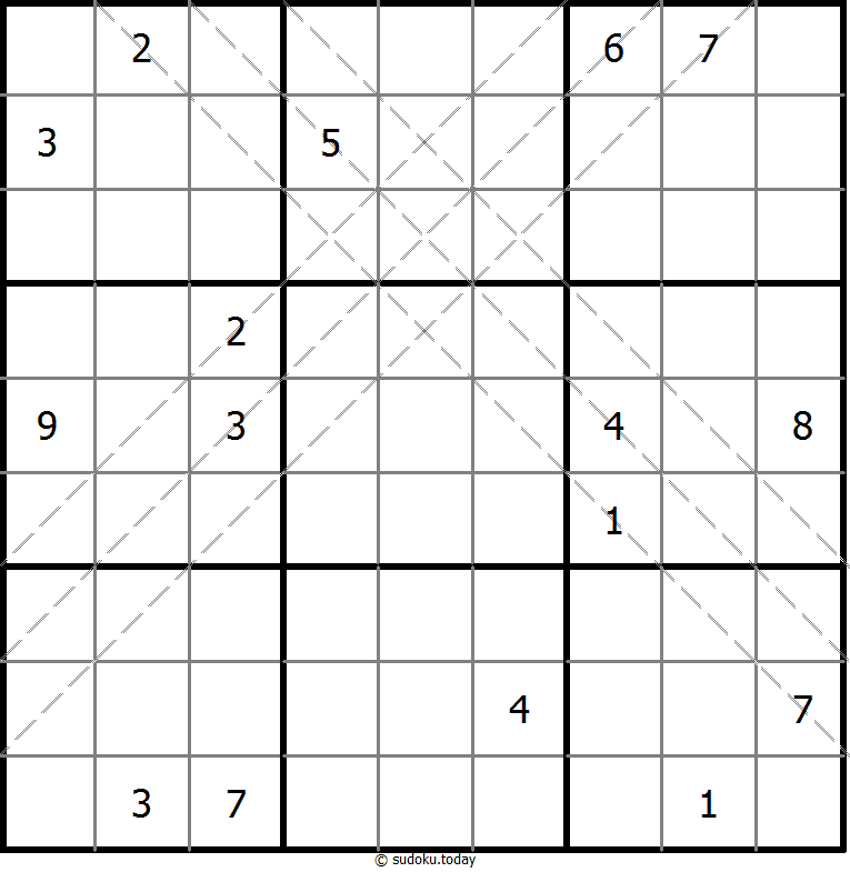 多对角线数独 #10883