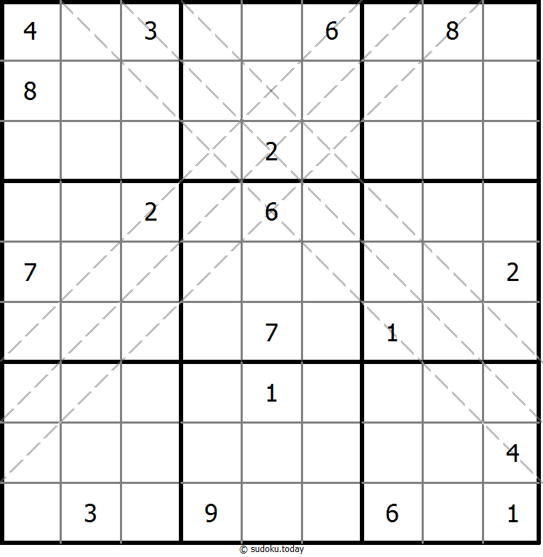 多对角线数独 #10894