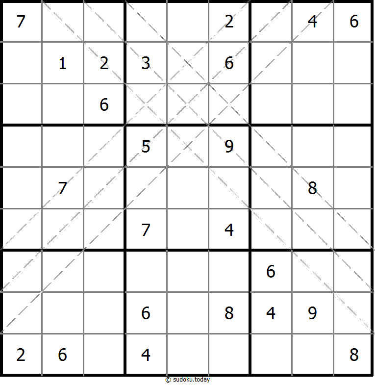 多对角线数独 #10916
