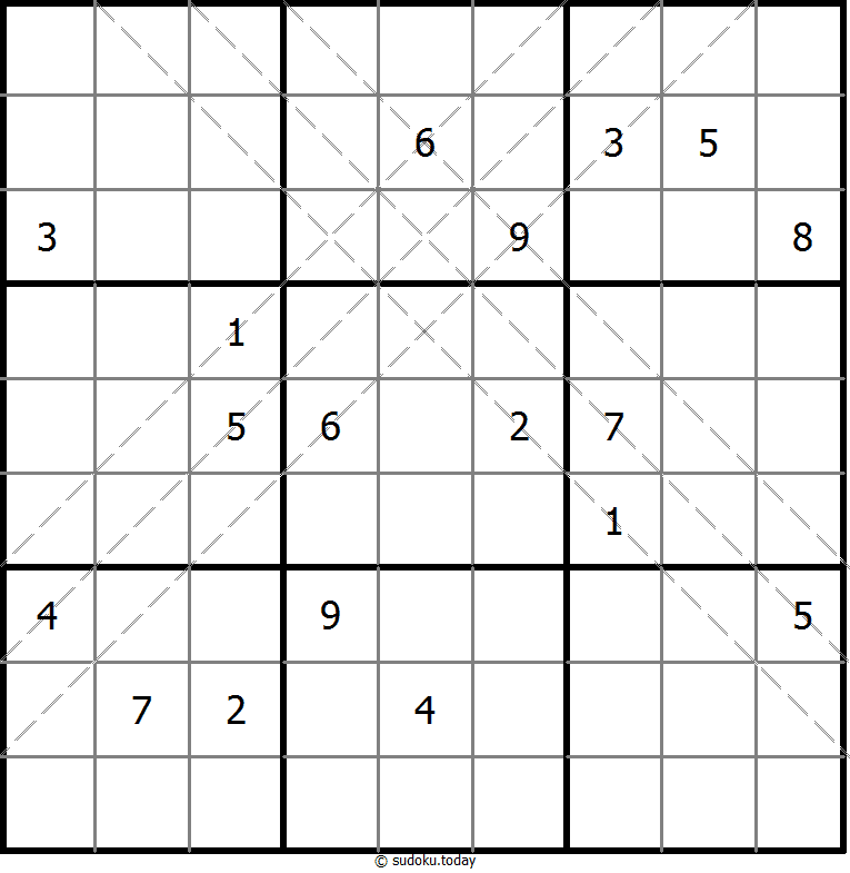 多对角线数独 #10945