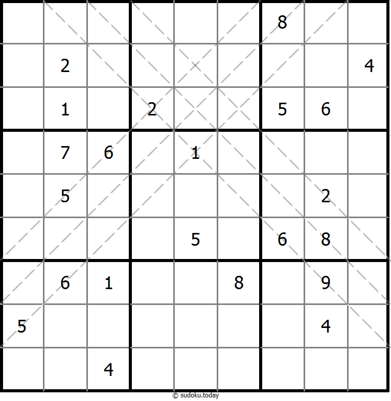多对角线数独 #10949
