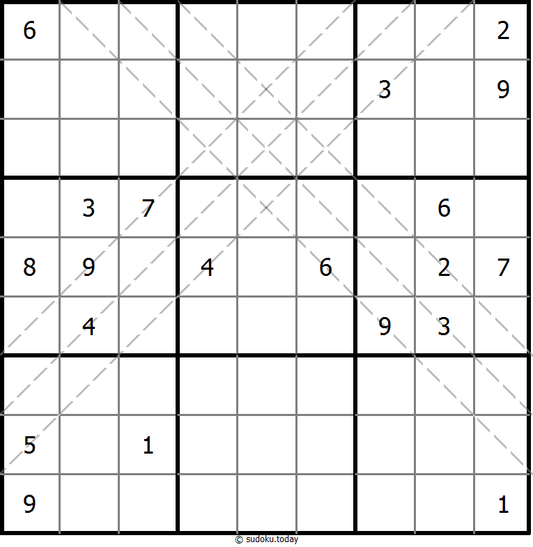多对角线数独 #10954