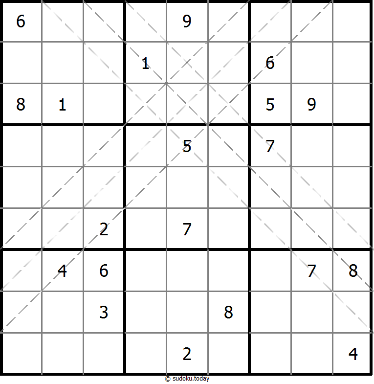 多对角线数独 #10958