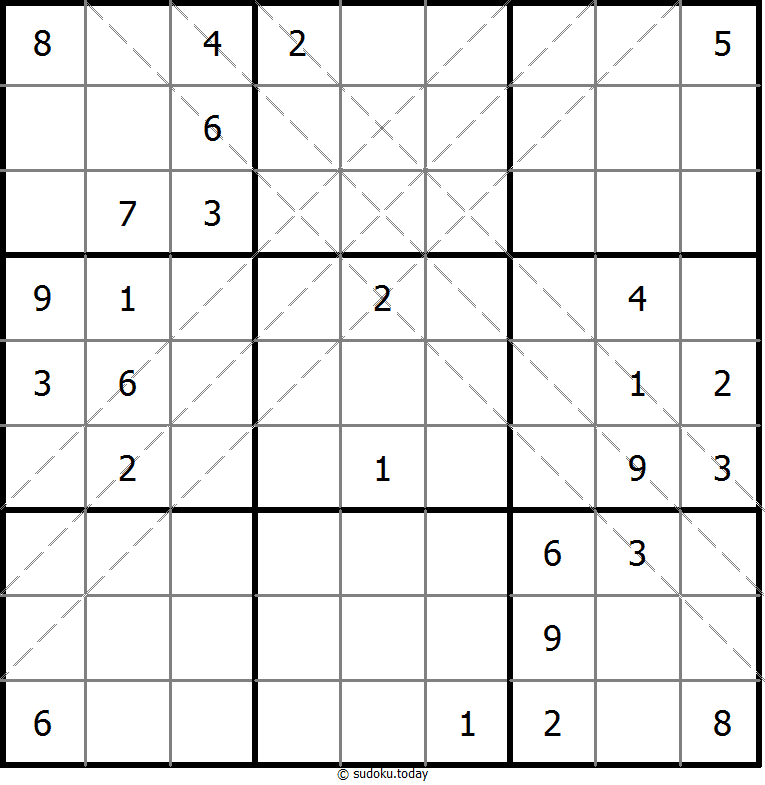 多对角线数独 #10964