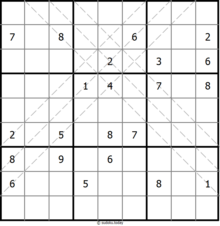 多对角线数独 #10978