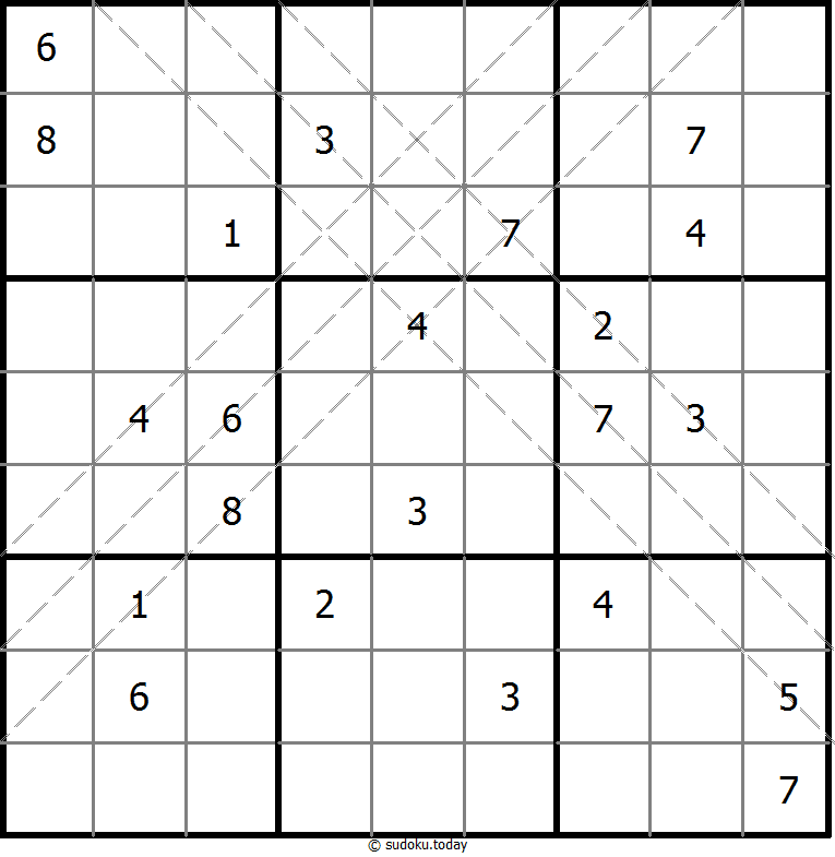 多对角线数独 #11090