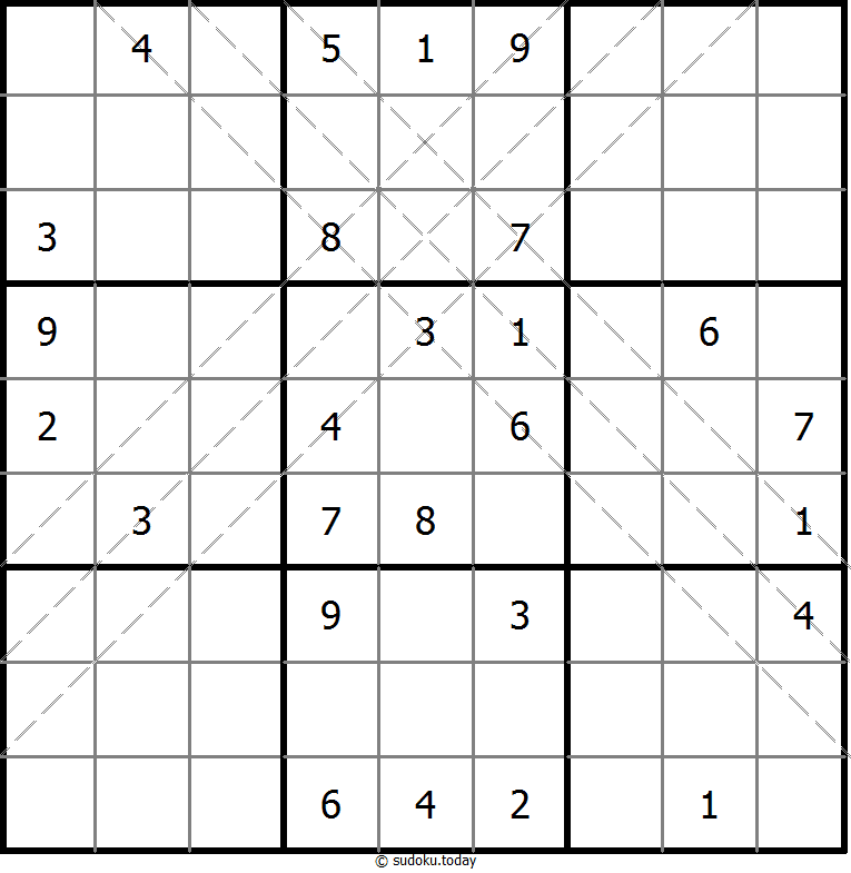 多对角线数独 #11125