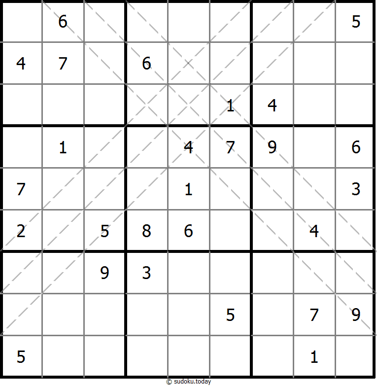 多对角线数独 #11134