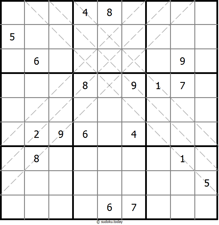 多对角线数独 #11182