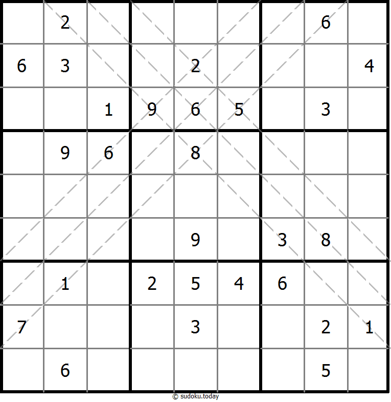 多对角线数独 #11260