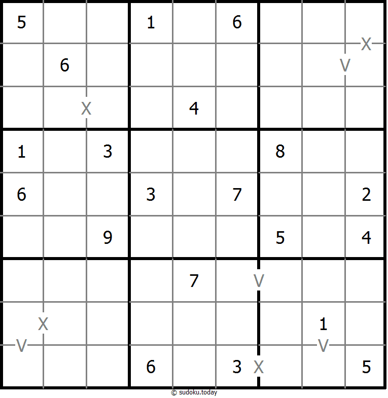 非全标XV数独 #18139