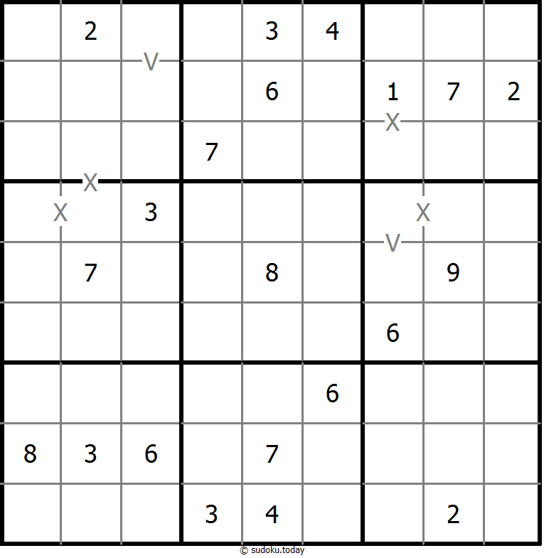非全标XV数独
