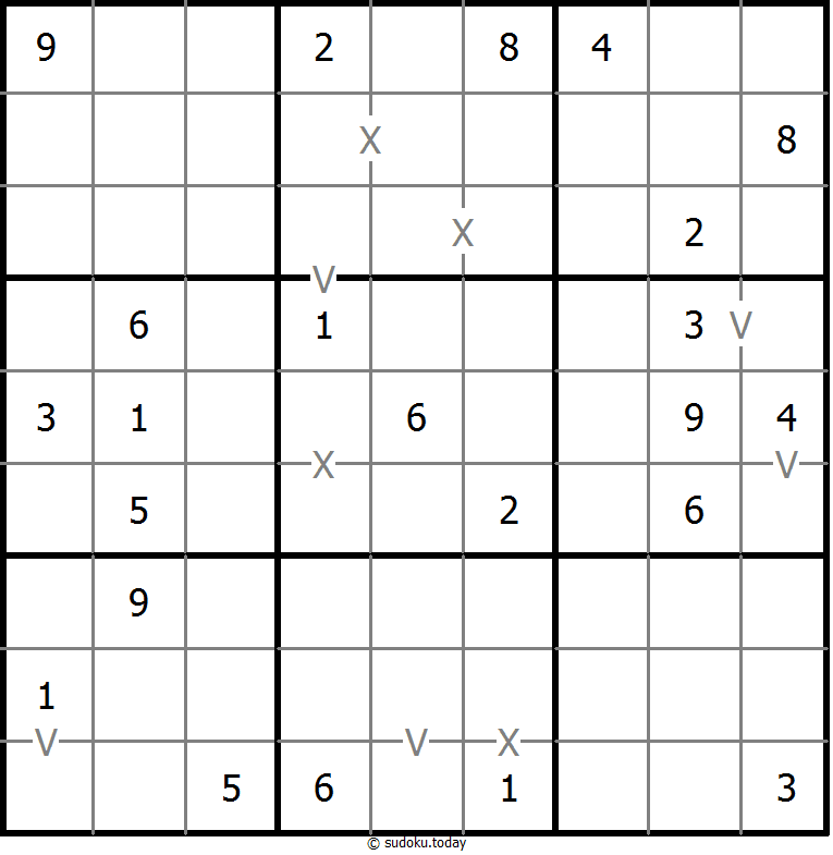 非全标XV数独 #18182