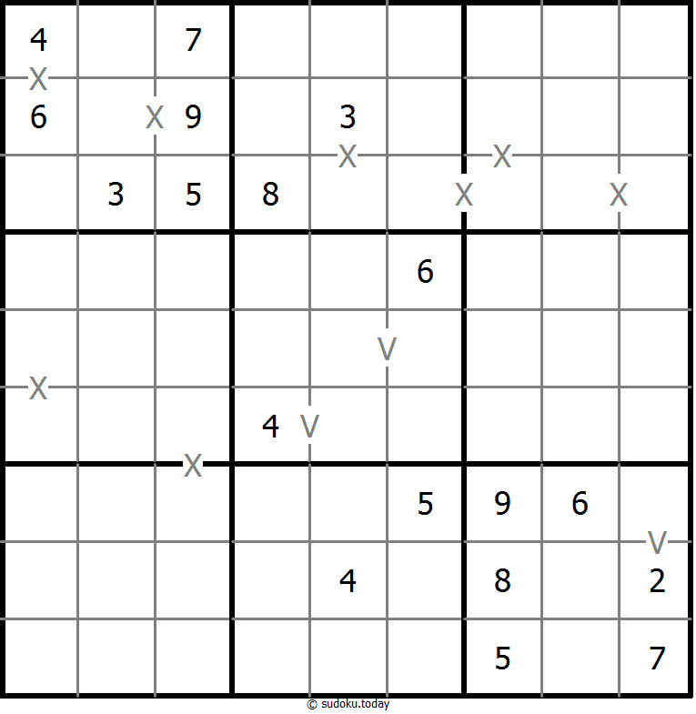 非全标XV数独 #18227